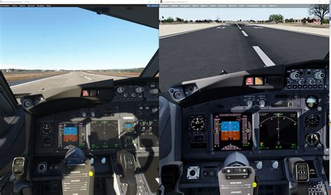 Pmdg Cockpit Shot For Msfs With Comparison To P D R Flightsim