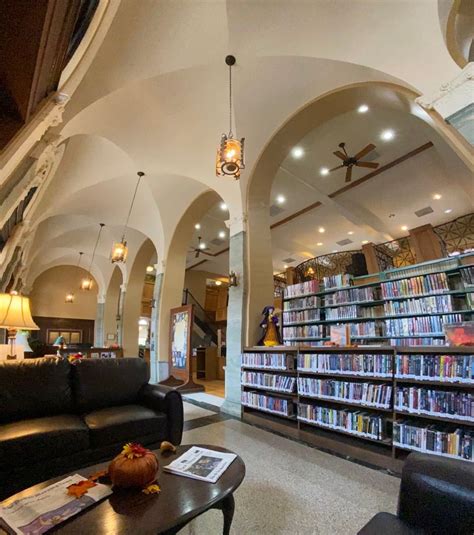 Interior Of Hillsboro Public Library In Hillsboro Texas Was An Old