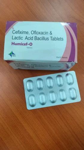 Himicef O Cefixime Ofloxacin Lactic Acid Bacillus Tablets 200 Mg