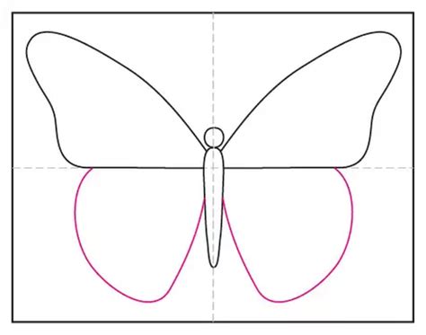 Easy How to Draw Butterfly Tutorial Video and Coloring Page