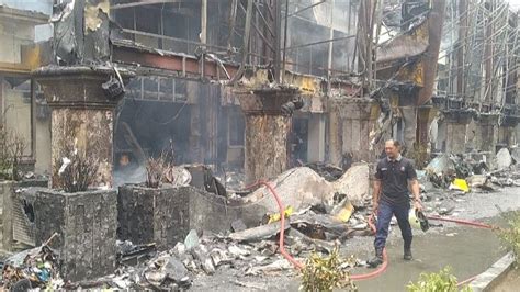 Foto Begini Penampakan Gedung Mpp Pekanbaru Yang Sudah Hangus Terbakar