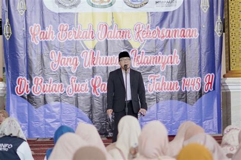 Pengajian Walikota Metro Wahdi Pengurus Dan Anggota Paud Berikan