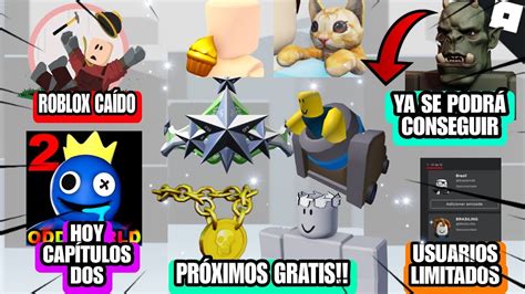 Nuevos Accesorios Gratis Pronto Roblox Ca Do Otra Vez Y M S Noticias