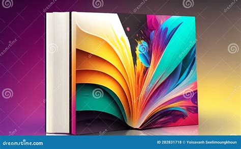 Book Cover AI Art Generator, Graphic Design Stock Illustration - Illustration of concept, covers ...