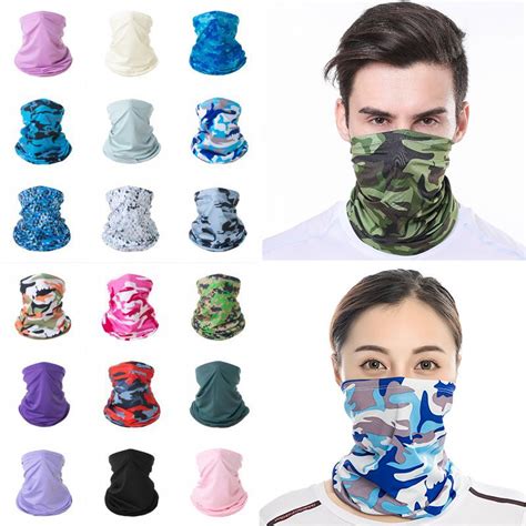 2020 Bandana Scarf Face Mask Sunscreen Neck Gaiter Multifunctional Seamless Tube Headwear For