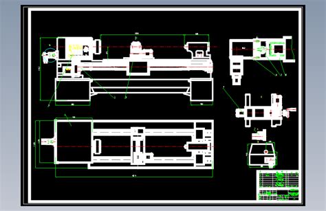 Φ630mm的数控车床总体设计及主轴箱设计【含cad图纸说明书】autocad 2007模型图纸下载 懒石网