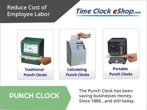 Punch Clock Save Labor Cost With Employee Time Clock For Your Small