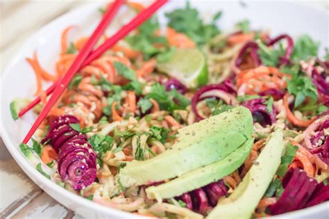 Chilled Thai Veggie Noodle Bowl Jerry James Stone