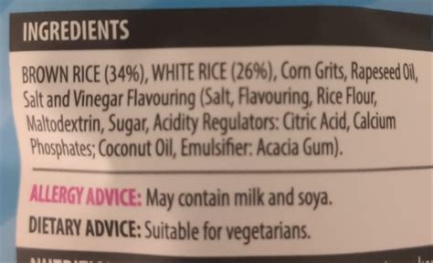 Rice Cake Salt And Vinegar Savour Bakes 130 G