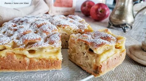 Torta Budino Di Mele Alla Vaniglia Buono E Sano Con Simo