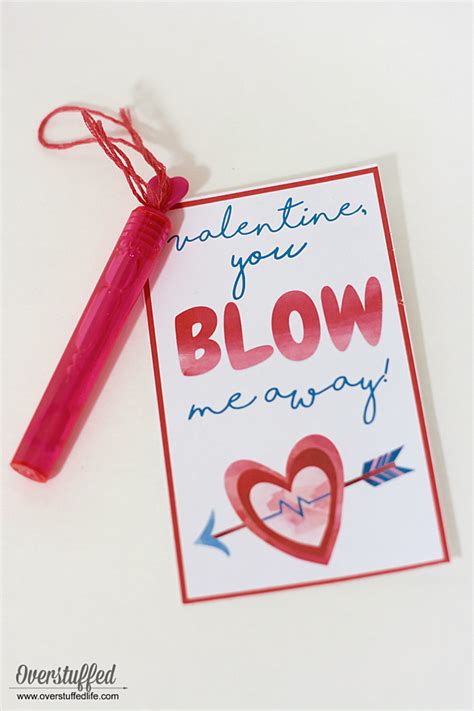 You Blow Me Away Valentines Day Printable Overstuffed Life