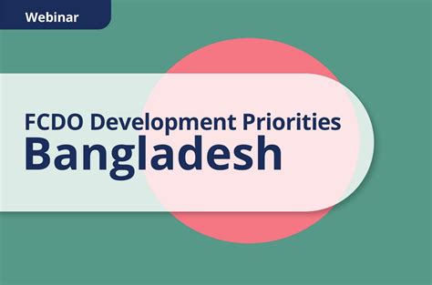 Event: FCDO Bangladesh: Development Priorities – British Expertise ...