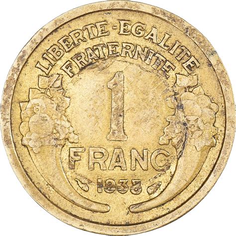 Coin France Morlon Franc Aluminum Bronze Km European