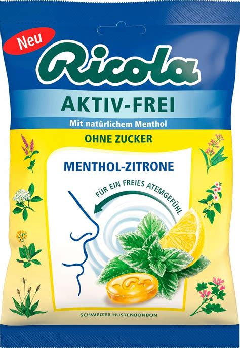 Ricola Cukierki Mentol Cytryna Bez Cukru 75g Ceny I Opinie Ceneopl