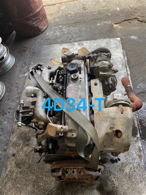 Mitsubishi Canter 4d34 Turbo Engine Lorry Used Spare Parts Engine Gearbox Malaysia