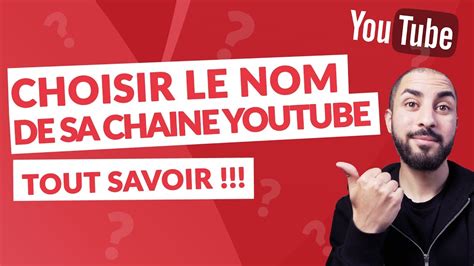 Id E De Nom De Chaine Youtube Derni Res Id Es