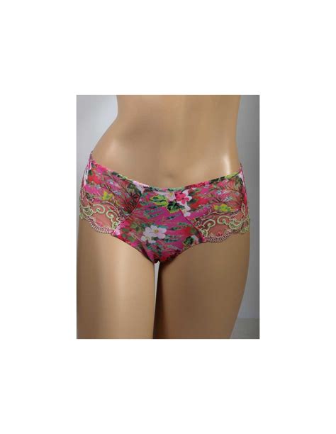 shorty ACH0483 ef 1636 envolée fuchsia envolée de fleurs lise charmel