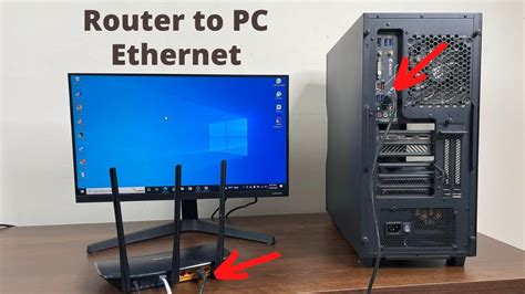 How To Connect Ethernet Cable To Pc And Setup Youtube