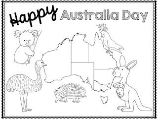 Australia Day Coloring Pages - Home Design Ideas