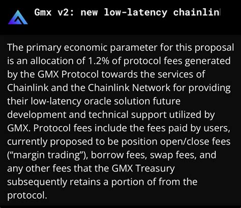 Chainlink Intern On Twitter RT Nicucrypto GMX Is Now Proposing To