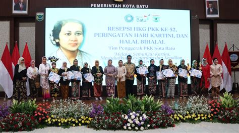 Hari Kartini TP PKK Kota Batu Gelar Halalbihalal Dan Resepsi HKG Ke 52