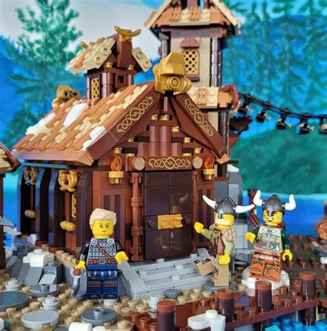 LEGO Ideas 21343 Wikingerdorf Im Review Zusammengebaut