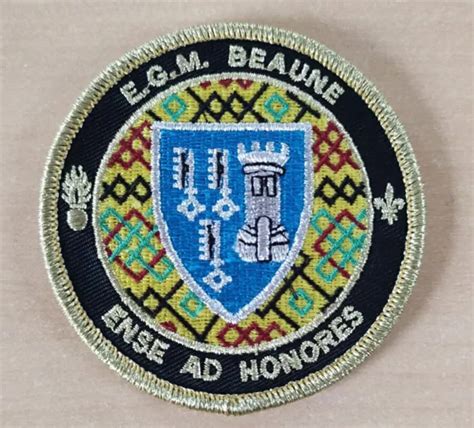 Cusson Rondache Gendarmerie Mobile Opex Gign Escadron Beaune Eur