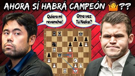 Ahora Si Habr Campe N Carlsen Vs Nakamura Final Airthings Masters