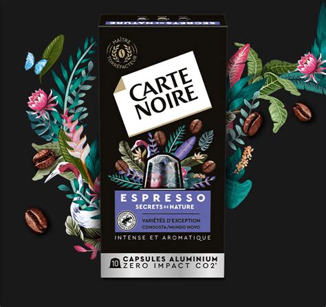 SECRETS DE NATURE Congusta Capsule de Café Carte Noire