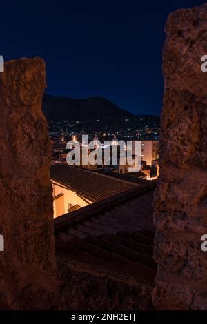 La Grua Talamanca Castle Of Carini Sicily Stock Photo Alamy