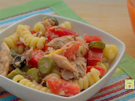 Pasta Fredda Con Sgombro E Pomodori Chez Bibia