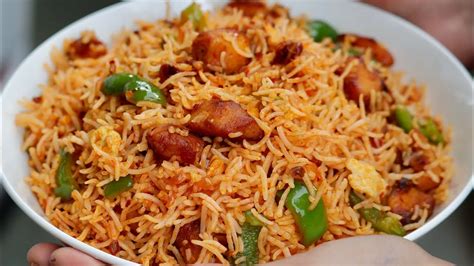 Schezwan Fried Rice Recipe