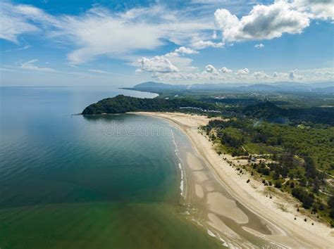 Coast of Borneo Island with a Beach. Malaysia. Stock Image - Image of ...