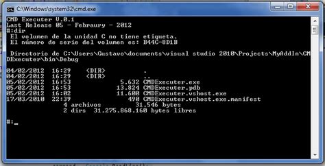 Ejecutar Comandos En El Cmd De Windows Desde C