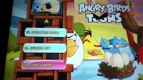 Angry Birds Toons Season Volume Blue Ray Dvd Main Menu Youtube