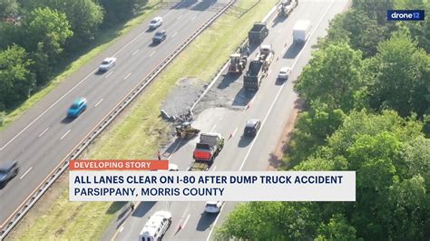 All Lanes Reopen After Overturned Dump Truck On I 80 Eastbound In