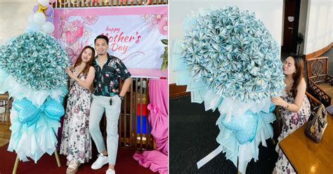 Php Million Money Bouquet Regalo Ng Mister Sa Kanyang Misis Noong