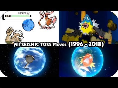 Evolution Of Pok Mon Moves Seismic Toss Youtube