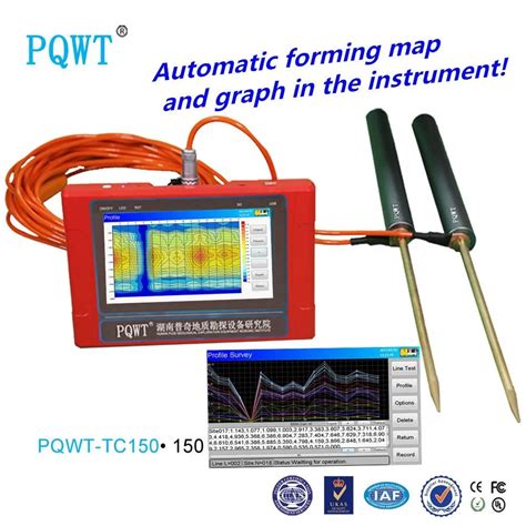 Pqwt Tc Profonde D Tecteur D Eau M Sous Terre D Eau Souterraines