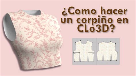 Cómo hacer un Corpiño en Clo3D Aprender Clo3D YouTube