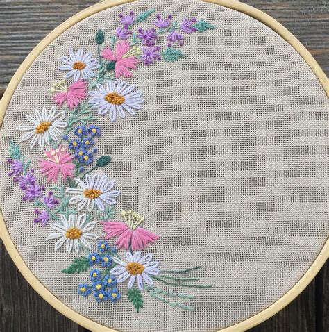 Hand Embroidery Types Of Stitches Handembroiderystitches Simple Hand