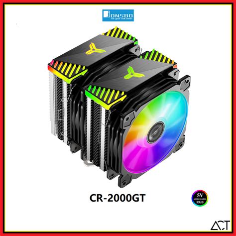 Jonsbo Cr Gt Pwm V Argb Heat Pipe Cm Dual Fan Tower Cpu