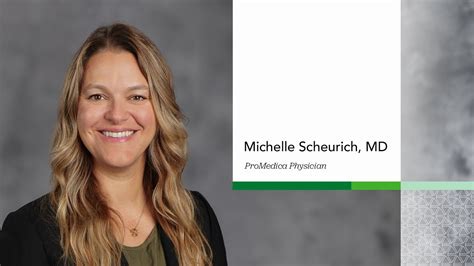 Promedica Physicians Michelle Scheurich Md Youtube