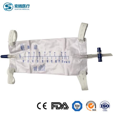 Sunton Urinary Incontinence Urology Sterile Urine Leg Bag 400ml 600ml