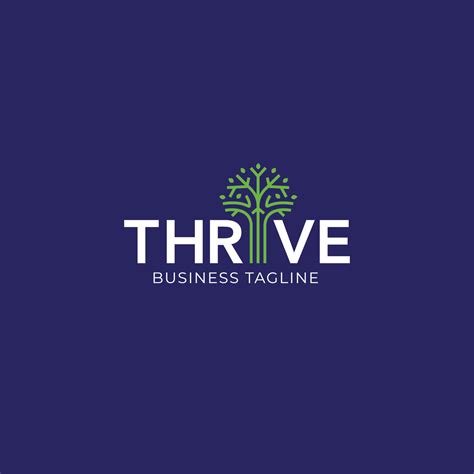 Thrive Logotype Design Template 11272716 Vector Art At Vecteezy