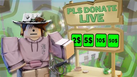 Pls Donate Raising And Donating Robux Raised Goal K Silent