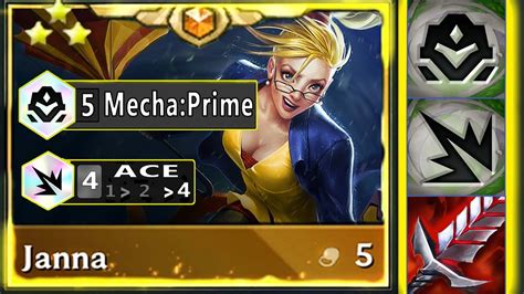 5 Mecha Prime 4 ACE Janna 3 Star Burst Jannado TFT SET 8 YouTube