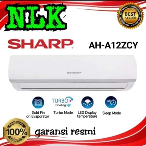 Promo Ac Sharp Ah A Ucy Pasang Instalas Pk Turbo Cool Series R