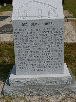 Reynolds Chapel Cemetery In Devereux Hancock County Usa Graveviews