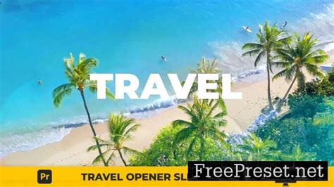 Travel Opener Slideshow MOGRT Video Template 41854438